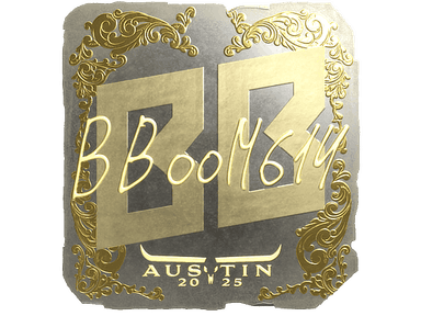 Sticker | Boombl4 (Gold) | Austin 2025