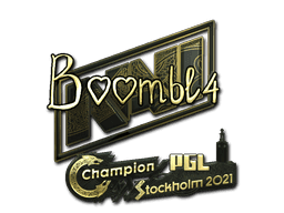 Sticker | Boombl4 (Gold) | Stockholm 2021