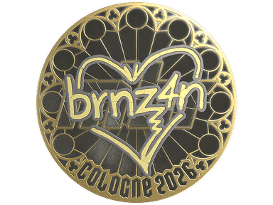 Sticker | brnz4n (Gold) | Cologne 2026