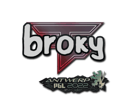 Sticker | broky | Antwerp 2022