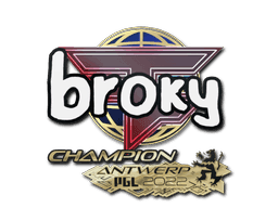 Sticker | broky (Champion) | Antwerp 2022