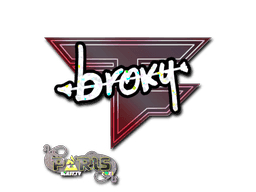 Sticker | broky (Glitter) | Paris 2023