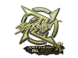 Sticker | Brollan (Gold) | Antwerp 2022