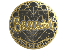 Sticker | Brollan (Gold) | Cologne 2026