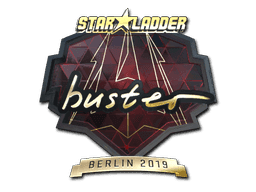 Sticker | buster (Gold) | Berlin 2019