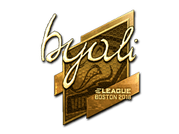 Sticker | byali (Gold) | Boston 2018