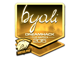 Sticker | byali (Gold) | Cluj-Napoca 2015
