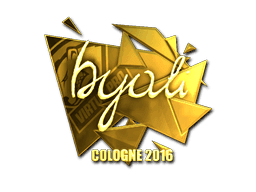 Sticker | byali (Gold) | Cologne 2016