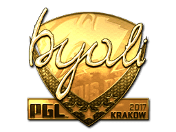 Sticker | byali (Gold) | Krakow 2017