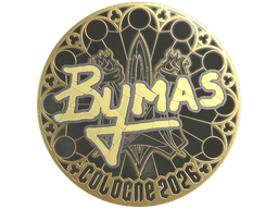 Sticker | Bymas (Gold) | Cologne 2026