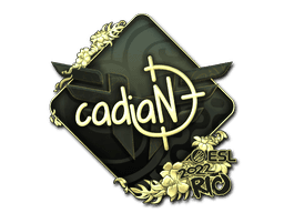 Sticker | cadiaN (Gold) | Rio 2022