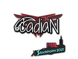 Sticker | cadiaN | Stockholm 2021