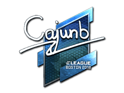 Sticker | cajunb (Foil) | Boston 2018