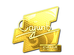 Sticker | cajunb (Gold) | Atlanta 2017