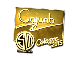 Sticker | cajunb (Gold) | Cologne 2015