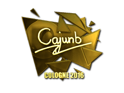 Sticker | cajunb (Gold) | Cologne 2016