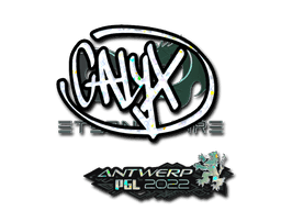 Sticker | Calyx (Glitter) | Antwerp 2022