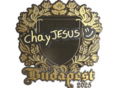 Sticker | chayJESUS (Gold) | Budapest 2025