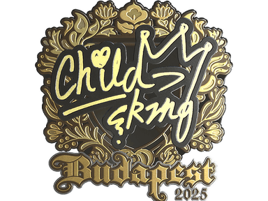 Sticker | ChildKing (Gold) | Budapest 2025
