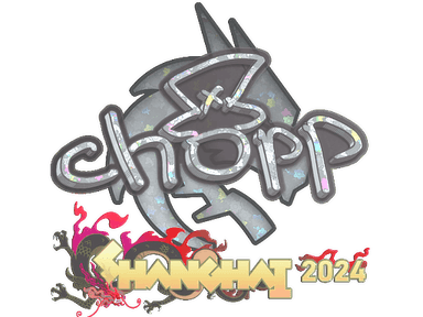 Sticker | chopper (Glitter) | Shanghai 2024
