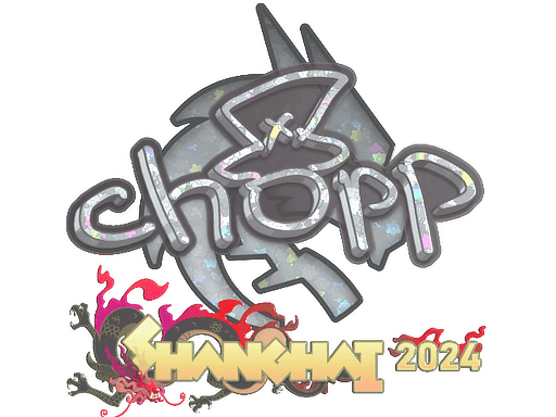 Sticker | chopper (Glitter) | Shanghai 2024