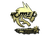 Sticker | chopper (Gold) | Antwerp 2022