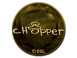 Sticker | chopper (Gold) | Katowice 2019