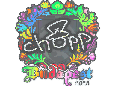 Sticker | chopper (Holo) | Budapest 2025