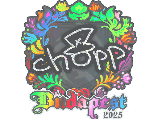 Sticker | chopper (Holo) | Budapest 2025