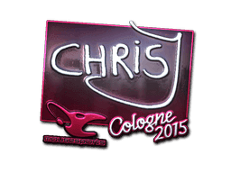 Sticker | chrisJ (Foil) | Cologne 2015