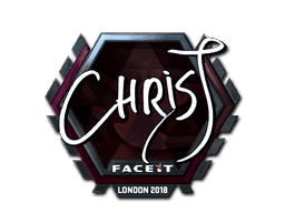 Sticker | chrisJ (Foil) | London 2018