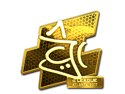 Sticker | chrisJ (Gold) | Atlanta 2017