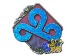 Sticker | Cloud9 (Glitter) | Rio 2022