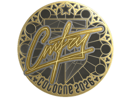 Sticker | cmtry (Gold) | Cologne 2026