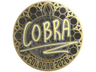 Sticker | cobra (Gold) | Cologne 2026