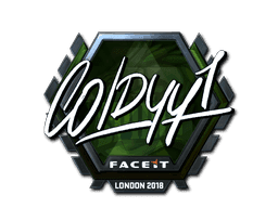 Sticker | COLDYY1 (Foil) | London 2018