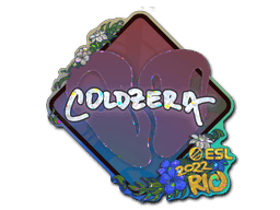 Sticker | coldzera (Glitter) | Rio 2022