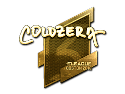 Sticker | coldzera (Gold) | Boston 2018