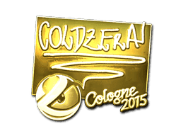 Sticker | coldzera (Gold) | Cologne 2015