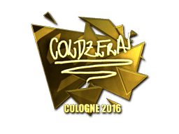 Sticker | coldzera (Gold) | Cologne 2016