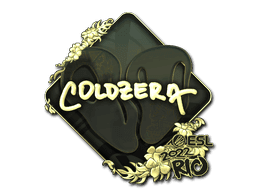 Sticker | coldzera (Gold) | Rio 2022