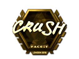 Sticker | crush (Gold) | London 2018