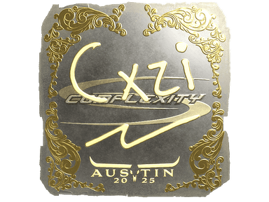 Sticker | Cxzi (Gold) | Austin 2025