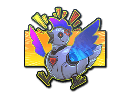 Sticker | Cyber Chicken (Holo)