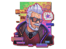 Sticker | Cyber Romanov (Holo)