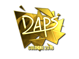 Sticker | daps (Gold) | Cologne 2016