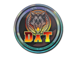 Sticker | dAT team (Holo) | Cologne 2014