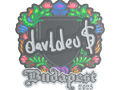 Sticker | dav1deuS (Embroidered) | Budapest 2025