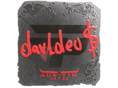Sticker | dav1deuS (Foil) | Austin 2025