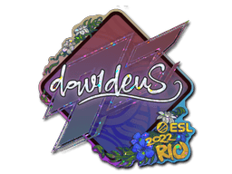 Sticker | dav1deuS (Glitter) | Rio 2022